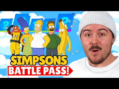 Видео: *НОВИНКА* БОЕВОЙ ПРОПУСК Fortnite x SIMPSONS! (Полная демонстрация)