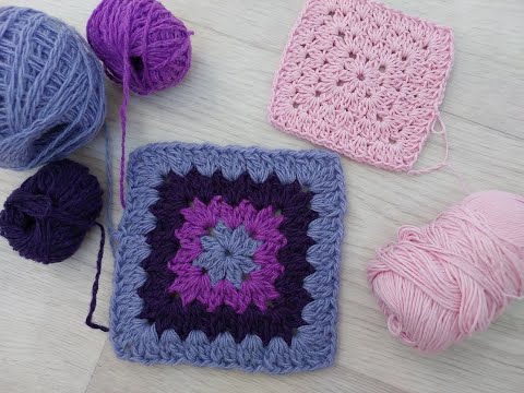 Видео: НЕЖНЫЙ КВАДРАТНЫЙ МОТИВ с ЛЕПЕСТКАМИ! Учимся ВЯЗАТЬ КРЮЧКОМ!