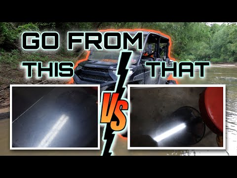 Видео: Как отремонтировать поцарапанное стекло мотовездехода