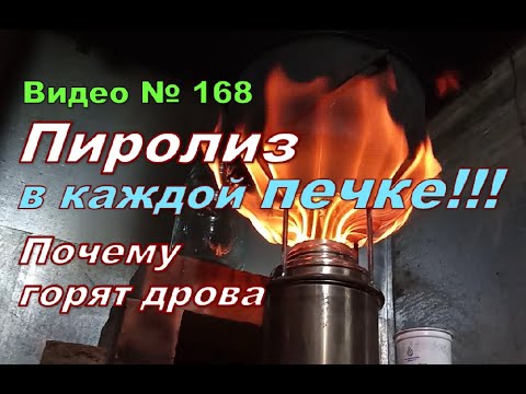 Видео: Пиролиз. Как и что происходит во время пиролиза древесины. Пламя в костре - это горит древесный газ!