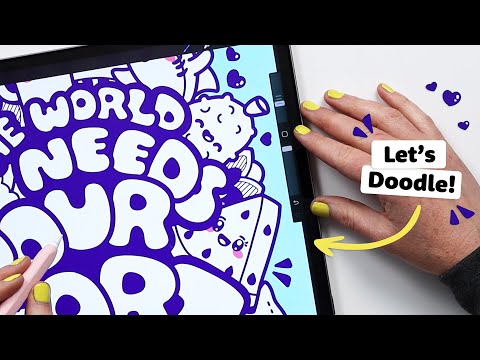 Видео: Создайте полностраничный рисунок в Procreate — полное пошаговое руководство