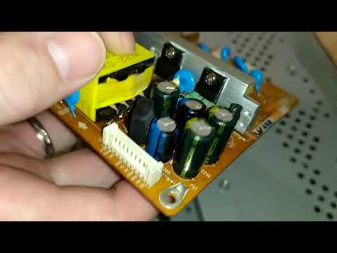 Видео: Ремонт LG flatron m228wa. Не включается, не горит индикатор