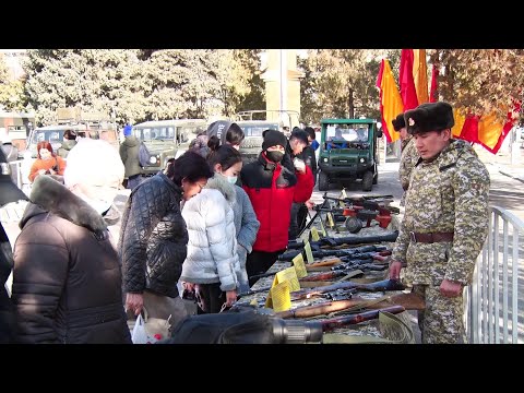 Видео: Улуттук Гвардияга барган окуучулар / 22.02.22 / НТС