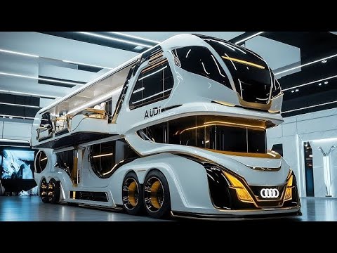 Видео: Audi Motorhome — это премиальный автодом, созданный в духе немецкой марки, где сочетают.