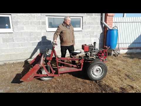 Видео: Мультитрактор на базе мотоблока