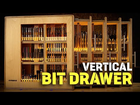 Видео: Изготовление вертикального ящика для бит / DIY