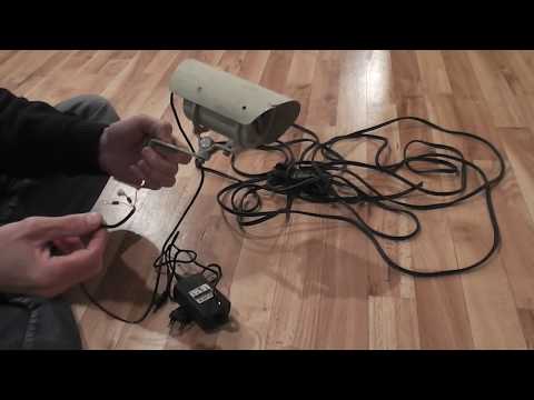 Видео: Камера видеонаблюдения. Подключение к ТВ. 45 серия