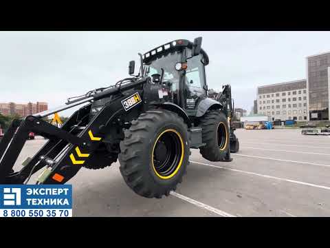 Видео: Обновления 2025 экскаватора-погрузчика Shanmon 388H: АКПП Carraro, JCB каретка, двигатель 110лс.