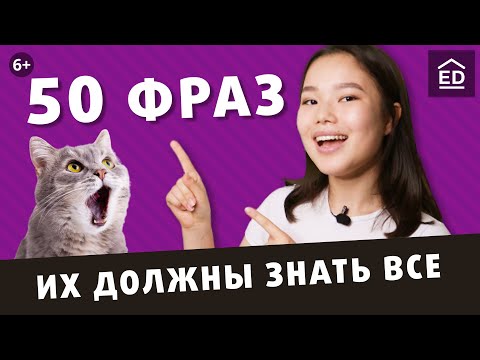 Видео: 50 фраз на английском, которые должен знать каждый | EnglishDom