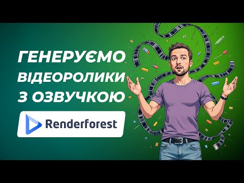 Видео: Напишіть тему і відео готове! | Renderforest