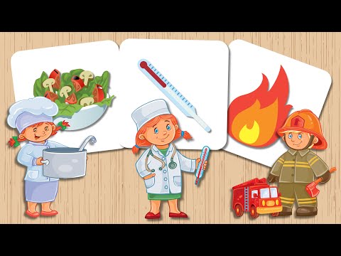 Видео: Изучаем профессии Развивающие мультики для детей Мультфильмы о профессиях для малышей