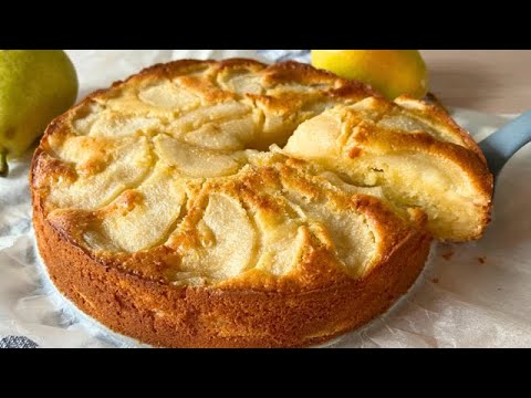 Видео: Грушевый пирог ! Вкусный Пирог с грушами к чаю !