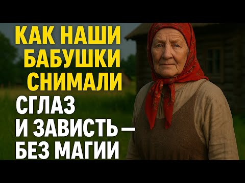 Видео: Как наши бабушки снимали сглаз и зависть без магии.