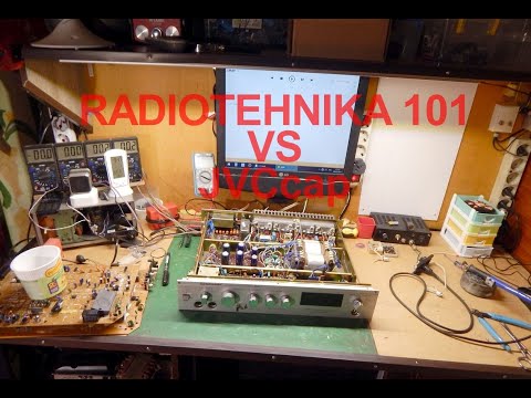 Видео: Radiotehnika 101 & JVCcap ремонт, замена конденсаторов.