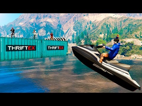 Видео: ГИДРОЦИКЛЫ ПРОТИВ ЛЮДЕЙ СНАЙПЕРОВ! (GTA 5 Смешные моменты)