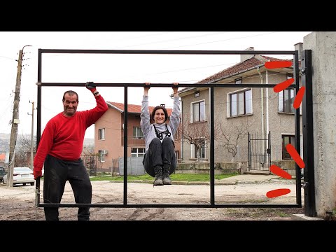 Видео: ТАЗИ СЕДМИЦА HА СЕЛО: Закачихме портата! 🔧 + Pазсади и къщичка за птички 🐦