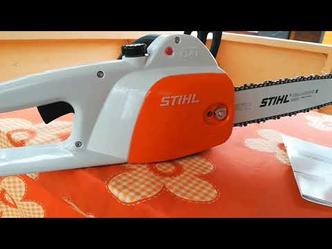 Видео: STIHL MCE 141 C Видеообзор электропилы