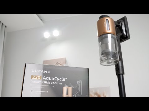 Видео: DREAME Z20 AQUACYCLE - мощный (250AW) ручной пылесос с функцией сухой и влажной уборки