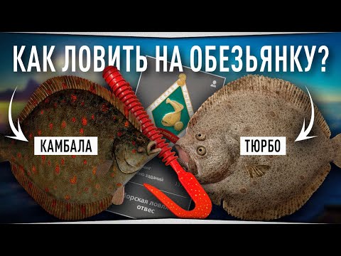 Видео: Как ловить на оснастку ОБЕЗЬЯНКА ? • Норвежское море Камбала и Тюрбо • Русская Рыбалка 4