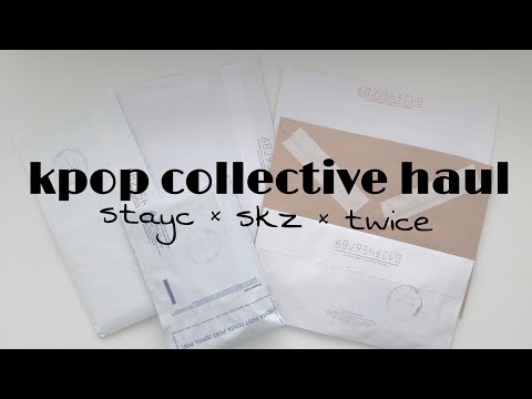 Видео: распаковка k-pop карт stayc, stray kids и twice | K-POP COLLECTIVE HAUL