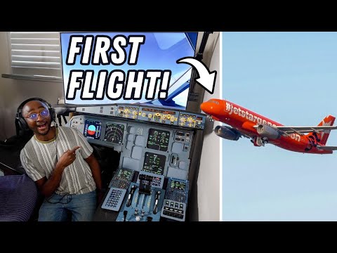 Видео: Впервые лечу в кабине Airbus A320 в своей свободной комнате!