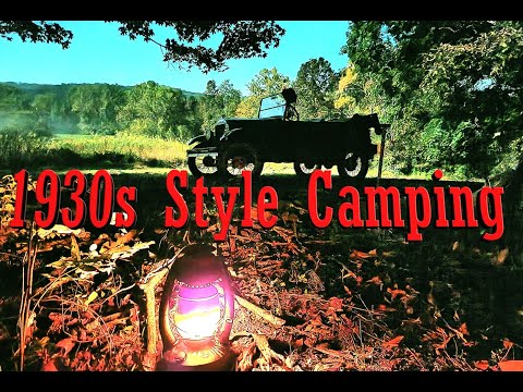 Видео: Минималистичный Ford Model T в стиле Великой депрессии 1930-х годов для кемпинга