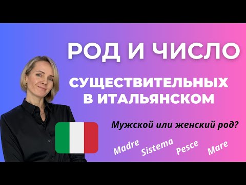 Видео: Итальянские Существительные: ВСЁ, ЧТО НУЖНО ЗНАТЬ НАЧИНАЮЩИМ