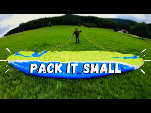 Видео: Как упаковать параплан — очень эффективный метод! | СОВЕТЫ ПАРАПЛАНЕРИСТАМ