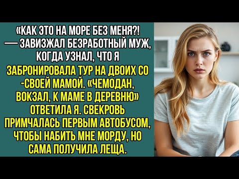 Видео: «Как это на море без меня?! — завизжал безработный муж.