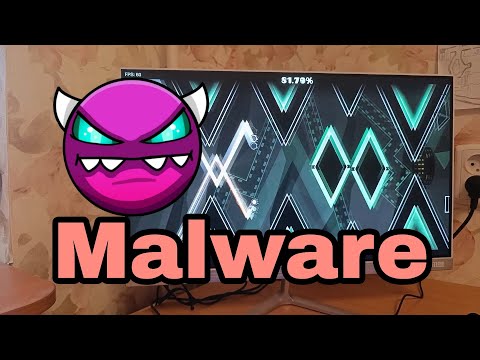 Видео: Прохождение Malware! Возвращение на Ютуб! UltraSonic жди! Geometry dash.