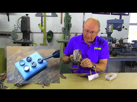 Видео: Металлическая магия: клепка сжатием