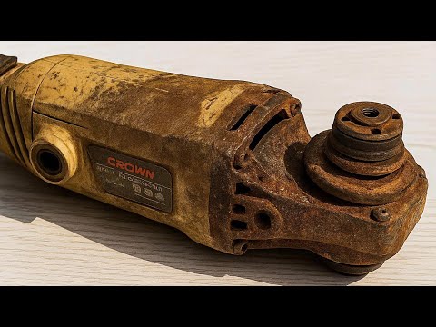 Видео: Не выбрасывайте сломанную болгарку! DIY-ремонт экономит 200 $. Гениальный хак делает её как новую