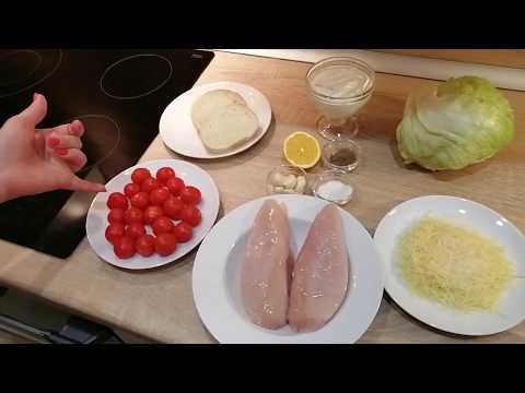 Видео: Салат Цезарь с курицей. Супер рецепт.
