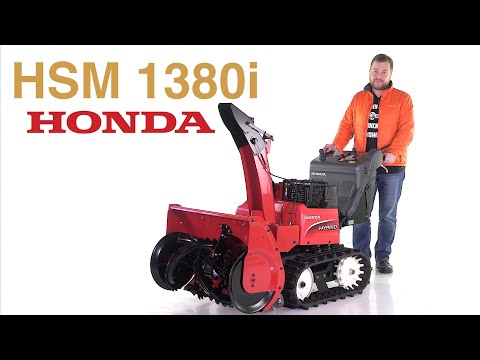 Видео: Обзор гусеничного снегоуборщика Honda HSM 1380IK1 ETD Hybrid
