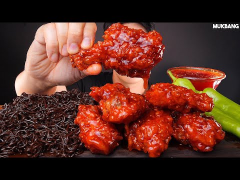 Видео: острая лапша и курица, перец 🌶 GHOST PEPPER NOODLE SPICY CHICKEN ASMR MUKBANG