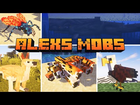 Видео: ALEX'S MOBS 1.16.5 #6 - КАШАЛОТ, КЕНГУРУ, ОРЕЛ И ДРУГИЕ!