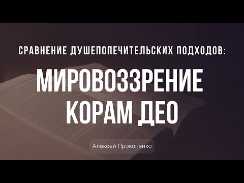Видео: Сравнение душепопечительских подходов | Часть 2 | Алексей Прокопенко