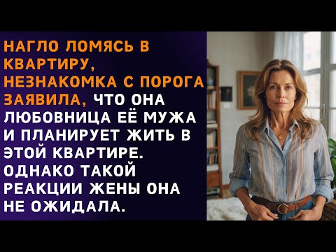 Видео: 🟩 Незнакомка совершенно не ожидала, что так ей ответит жена на ее слова ... История из жизни