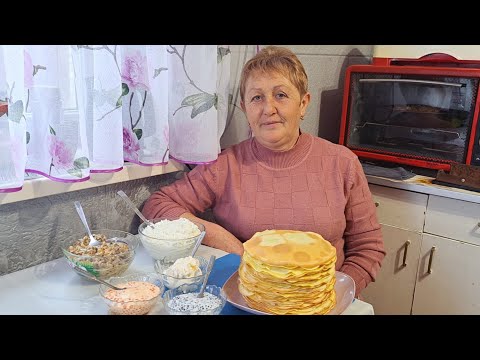 Видео: БЛИНЧИКИ, которые внук просто обожает!!!