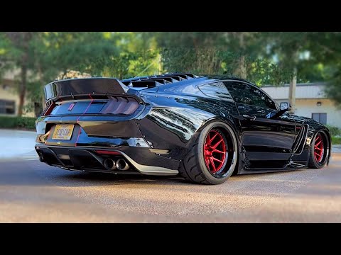 Видео: ПЕРВЫЙ В МИРЕ ШИРОКОФУЗНЫЙ ШИРОКОФУЗНЫЙ Shelby GT350 Mustang! *Упакованный и усиленный*