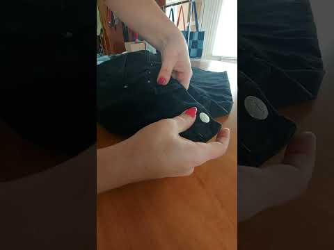 Видео: избавляемся о высокой посадки в джинсах. поднимаем мотню, опускаем пояс.