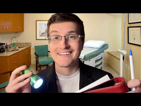 Видео: ASMR 💤 | Ролевая игра «Первый осмотр черепных нервов у врача» 🩺