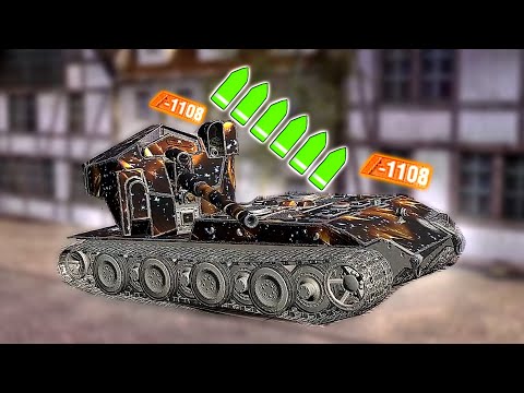 Видео: WT auf E 100 in Wot Blitz | Вафля в вот блиц в бою