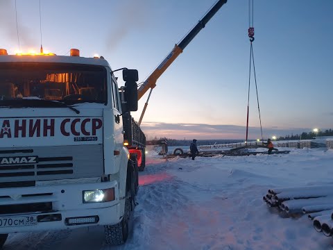 Видео: Зимник Усть-Кут Чаянда .Первый рейс Блином !!!!