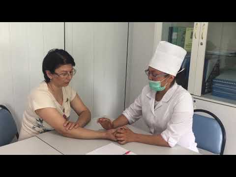 Видео: Кәрі жілік артериясынан тамыр соғуды анықтау артериялық қан қысымды анықтау давление пульс сердце