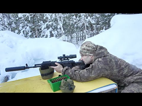 Видео: КАРАБИН САЙГА 61 в 308. ЧТОБЫ СТРЕЛЯЛЯ КУЧНЕЕ. Стрельба на кучность.