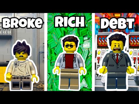 Видео: От разорения к богатству и долгам в виде минифигурки Lego!