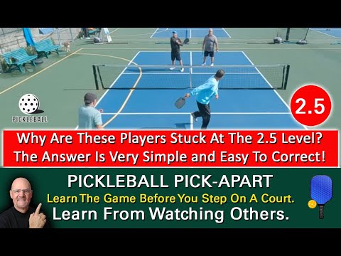 Видео: Пиклбол! Что делает игрока 2,5? Посмотрите это!