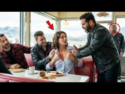 Видео: Они разорвали рубашку девушке в кафе, но тут вмешался её брат байкер!