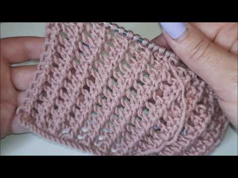 Видео: Двусторонний очень красивый и простой узор спицами.